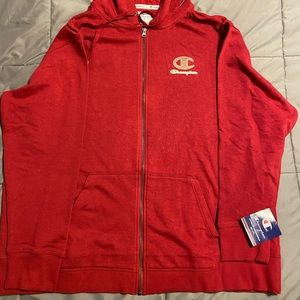 Champion burgundy hoodie